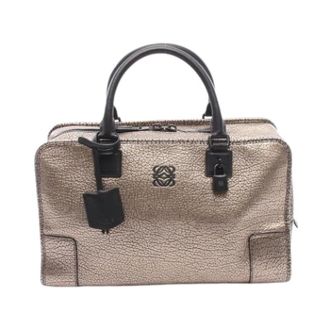 Loewe Pre-owned Handbags, female, Yellow, Size: ONE SIZE Pre-owned Amazona Handbag