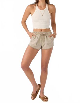 O'Neill Sevie Woven Shorts In Simply Taupe