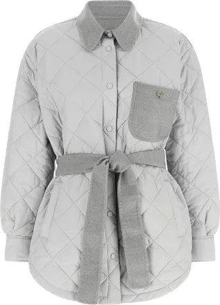 Fabiana Filippi Dames, Jassen, Grijs, Maat: 2XS