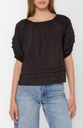 Velvet Heart Tashia Puff Sleeve Top in Black at Nordstrom Rack, Size X-Large