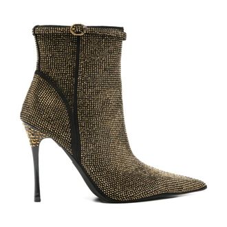 Kurt Geiger Heeled Boots, female, Black, Size: 10 US Pointed Toe Stiletto Pumps