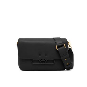 Emporio Armani Black Bovine Leather Crossbody Womens Bag