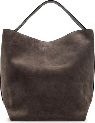 Toteme Belted Tote Bag - Dames - Shoppers - Grijs - ONE Size - Leer - Tassen