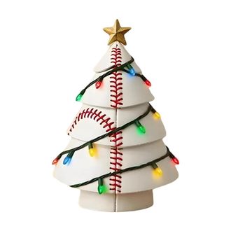 OEM L&aacute;mpara De Escritorio De Resina Para &Aacute;rbol De Navidad, Color Beige