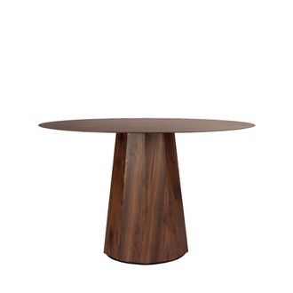 Klast Mesa fija efecto madera nogal 120 cm x 76 cm