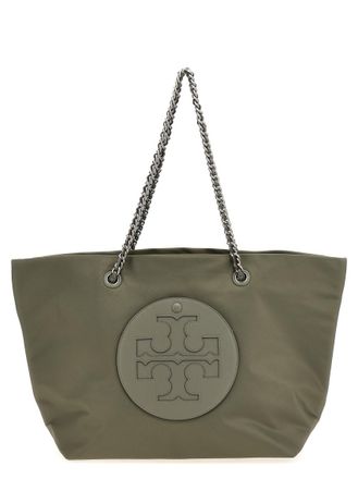Tory Burch Green Ella Chain Tote Bag