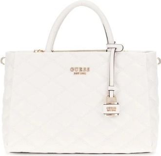 Guess Cruise Vibe Top Zip Schoudertas - Dames - Handtassen - Wit - ONE Size - Tassen