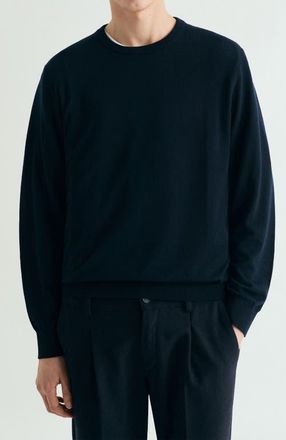 Scalpers Merino Wool Sweater in Navy at Nordstrom, Size Xx-Large Eu