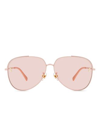 Stella McCartney pilot-frame sunglasses - women - Metal - 61 - Pink