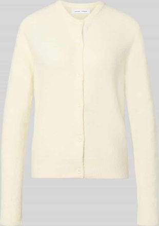 Sams&oslash;e & Sams&oslash;e Regular Fit Cardigan aus Alpaka-Mix in Hellgelb, Gr&ouml;&szlig;e XL