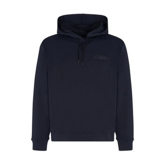Paul & Shark Active Fleece Hoodie - male - Paul & Shark - Hoodies - Blue - 3XL - Sweatshirts & Hoodies