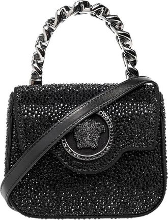 Versace Crossbody zak - Dames - Schoudertassen - Zwart - ONE Size - Leer - Tassen
