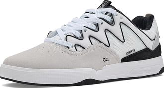 Osiris G2 Mens Skate Shoes Grey/White/Black : 11.5 D - Medium, Leather
