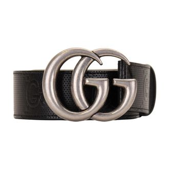 Gucci Leren Riem - Heren - Riemen - Zwart - 70 CM - Leer - Accessoires