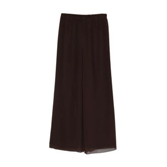 Marina Rinaldi Wide Trousers, female, Brown, Size: 2XL Mreunghia Wide Trousers
