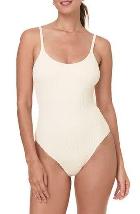 Andie Swim The Amalfi One-Piece Swimsuit in Gardenia at Nordstrom Rack, Size X-Large