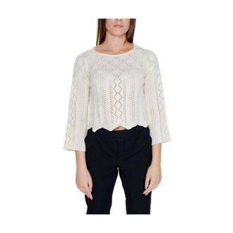 Vero Moda Vero Moda, Overhemden, Dames, Beige, M, Katoen, Beige Katoenen Tops & T-Shirt