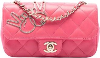 Chanel Pre-owned Quilted Flap Crossbody - - Pre-owned - Donna - Rosa - ONE SIZE
