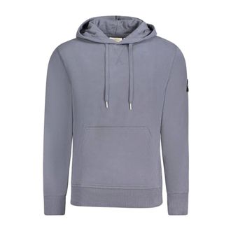 Calvin Klein Hoodies, male, Blue, L, Grey Hoodie for Men