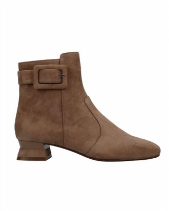 Vaneli Womens Pierot Ankle Boot In Military Suede