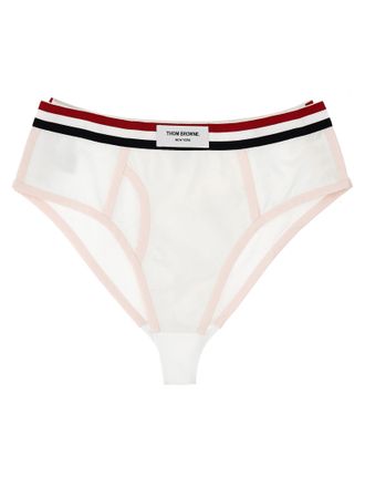 Thom Browne White Cotton Womens Briefs