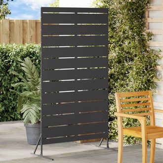 Berkfield Home Privacy Screen 180 cm Black Steel