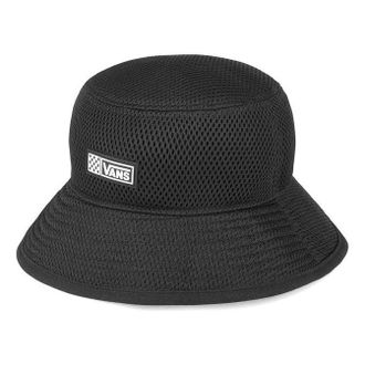 Vans (WMNS) Vans Meshed Up Bucket Hat Black White VN0A4DRWBLK