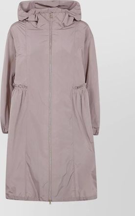 Herno midi hooded puffer jacket