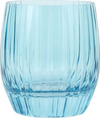 Vietri Natalia Teal Double Old Fashioned Glass in Blue at Nordstrom