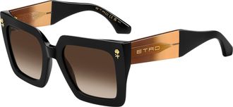 Etro 0089/S 807/HA Womens Sunglasses Black Size 52