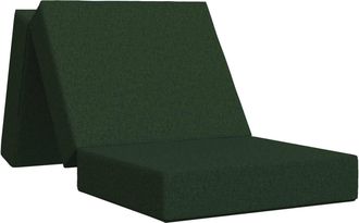vidaXL Sof&aacute; Cama Plegable 75 X 63 X 45 Cm Verde Oscuro Vidaxl