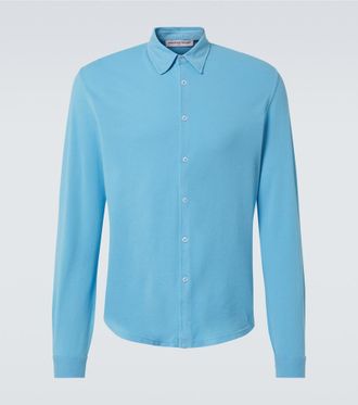 Orlebar Brown Giles cotton piqué shirt