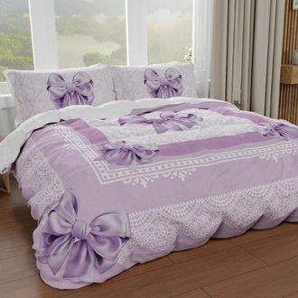 None PETTI Artigiani Italiani - Set Copripiumino Singolo 160x200 cm (1 Federa 50x80 cm Inclusa), Parure Copripiumino Morbida Microfibra con Stampa