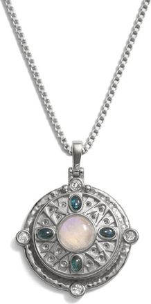 Awe Inspired Manifestation Locket Necklace in 925 Sterling Silver at Nordstrom