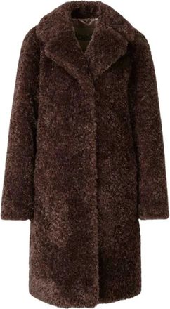 Herno Cappotto Lungo Teddy - - Coats - Donna - Marrone - L