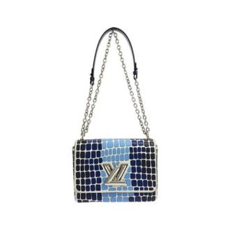 Louis Vuitton Pre-owned Epi Twist Calf Shoulder Bag - Dames - Pre-owned - Blauw - Maat: ONE Size Leer