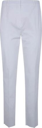 Max Mara Slim-fit Broeken - Dames - Slim Fit Broeken - Grijs - M - Broeken