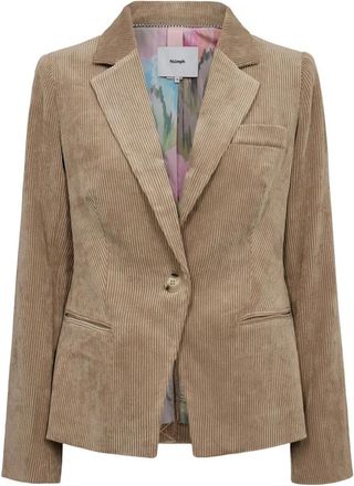 N&uuml;mph Blazers - Dames - Blazers - Beige - XL - Jassen