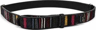 Orciani Multicolor Textured Leather Belt