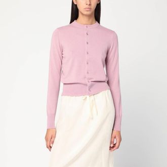 Extreme Cashmere Pink cashmere cardigan