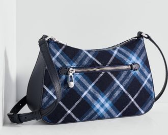 Talbots Evelyn Crossbody Bag - Magnificent Plaid - Blue - 001 Talbots