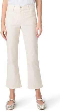 Paige Mason Crop Bootcut Jeans in Tonal Stripe at Nordstrom, Size 32