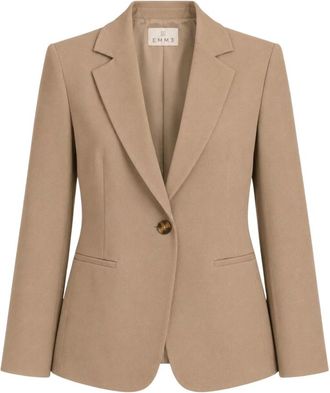 Emme Di Marella Emmgiga 1 Blazer - Dames - Blazers - Beige - S - Polyester - Jassen
