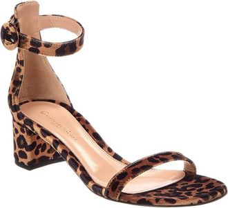 Gianvito Rossi Velvet Sandal