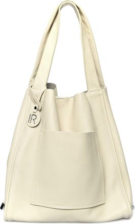Isabella Rhea Beige Rundleer Tas