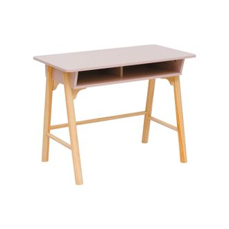 Mobili Rebecca Mobili Rebecca - Escritorio Para Ni&ntilde;os Rebecca Mobili Badal 70x90x50 Mdf Pino Rosa Marr&oacute;n