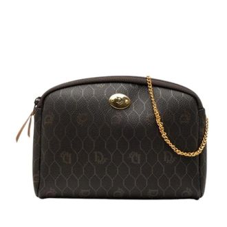 Dior Pre-owned Clutches, female, Black, Size: ONE SIZE Pre-owned Canvas Crossbody Bag