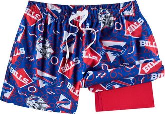 Chubbies Mens Chubbies Blue Buffalo Bills Game Day Fit Classic Lined Swim Trunks at Nordstrom, Size Xx-Large