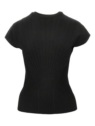Sportmax ribbed top - Black