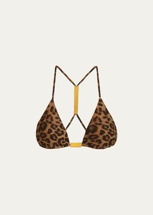Vix Tammy Alanna Leopard Bikini Top